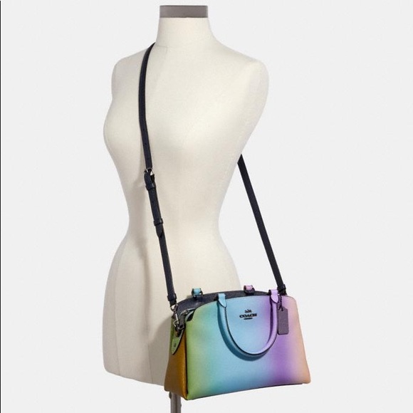 coach mini lillie weekender
